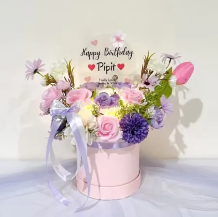 Bloom Box Akrilik Ucapan Ulang Tahun Humbang Hasundutan